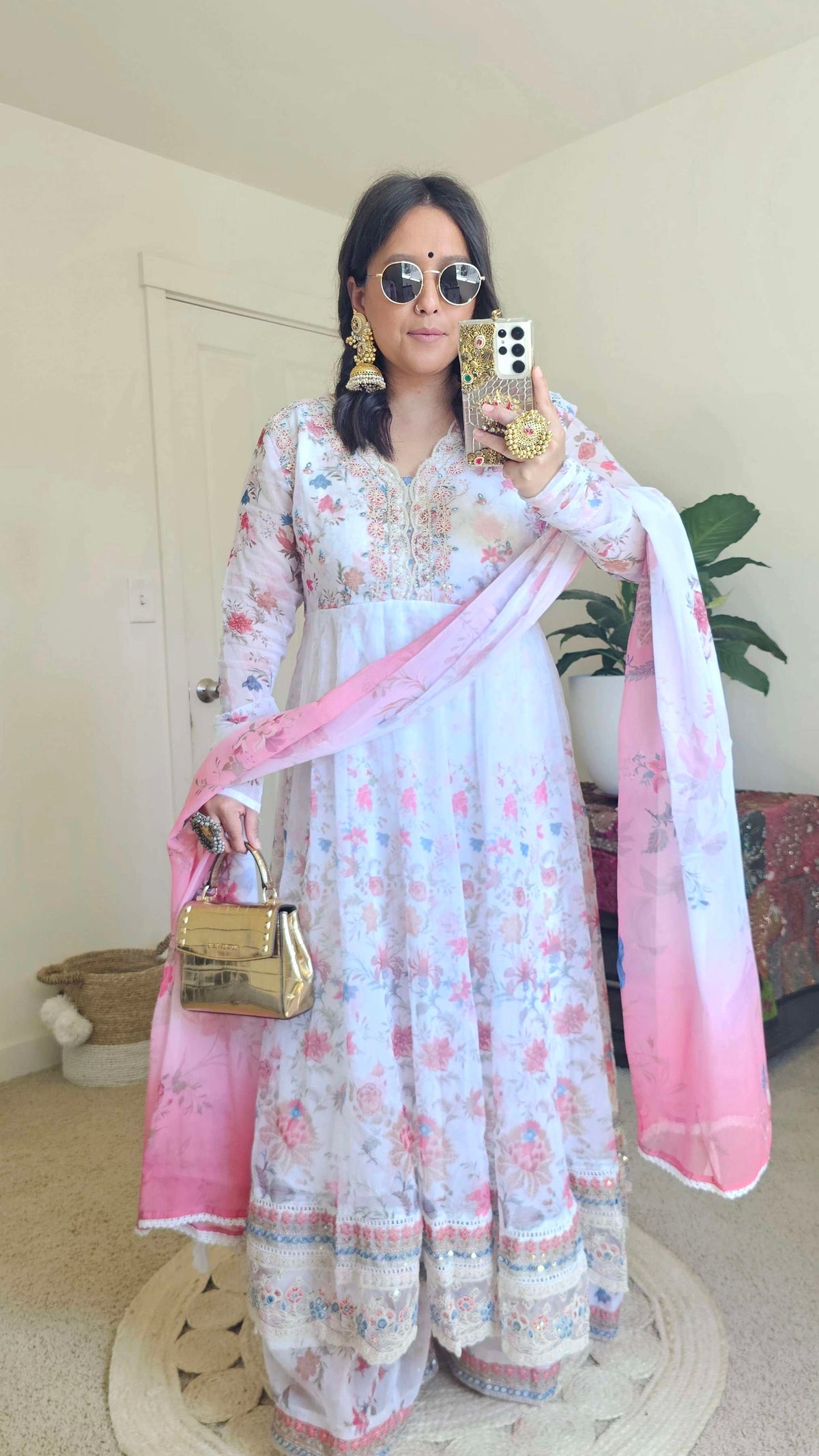 SANAM ANARKALI WHITE