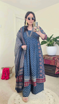 BISHNU ANARKALI BLUE