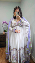 SHONA ANARKALI PURPLE