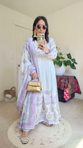NAINA ANARKALI PURPLE