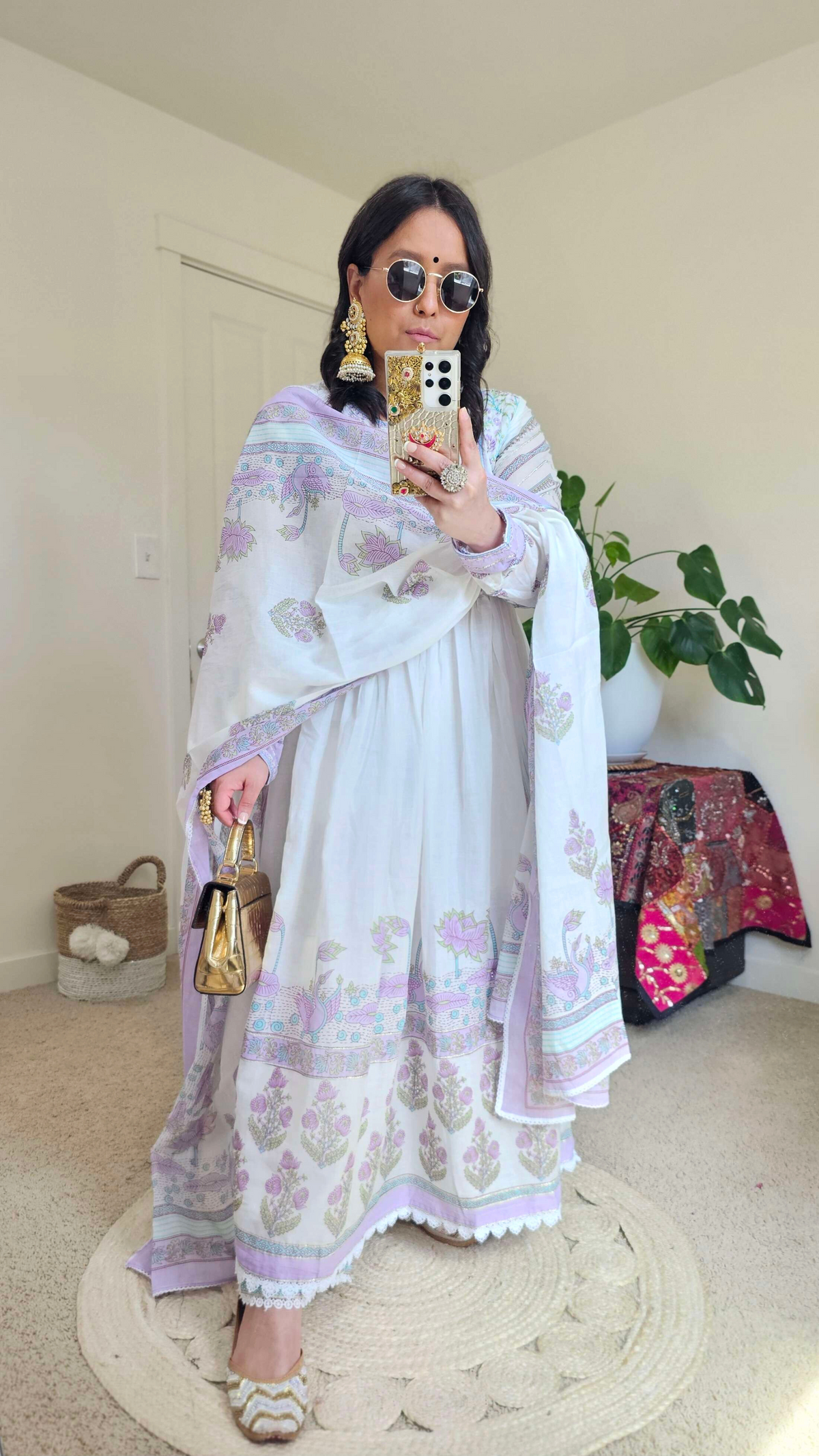 NAINA ANARKALI PURPLE