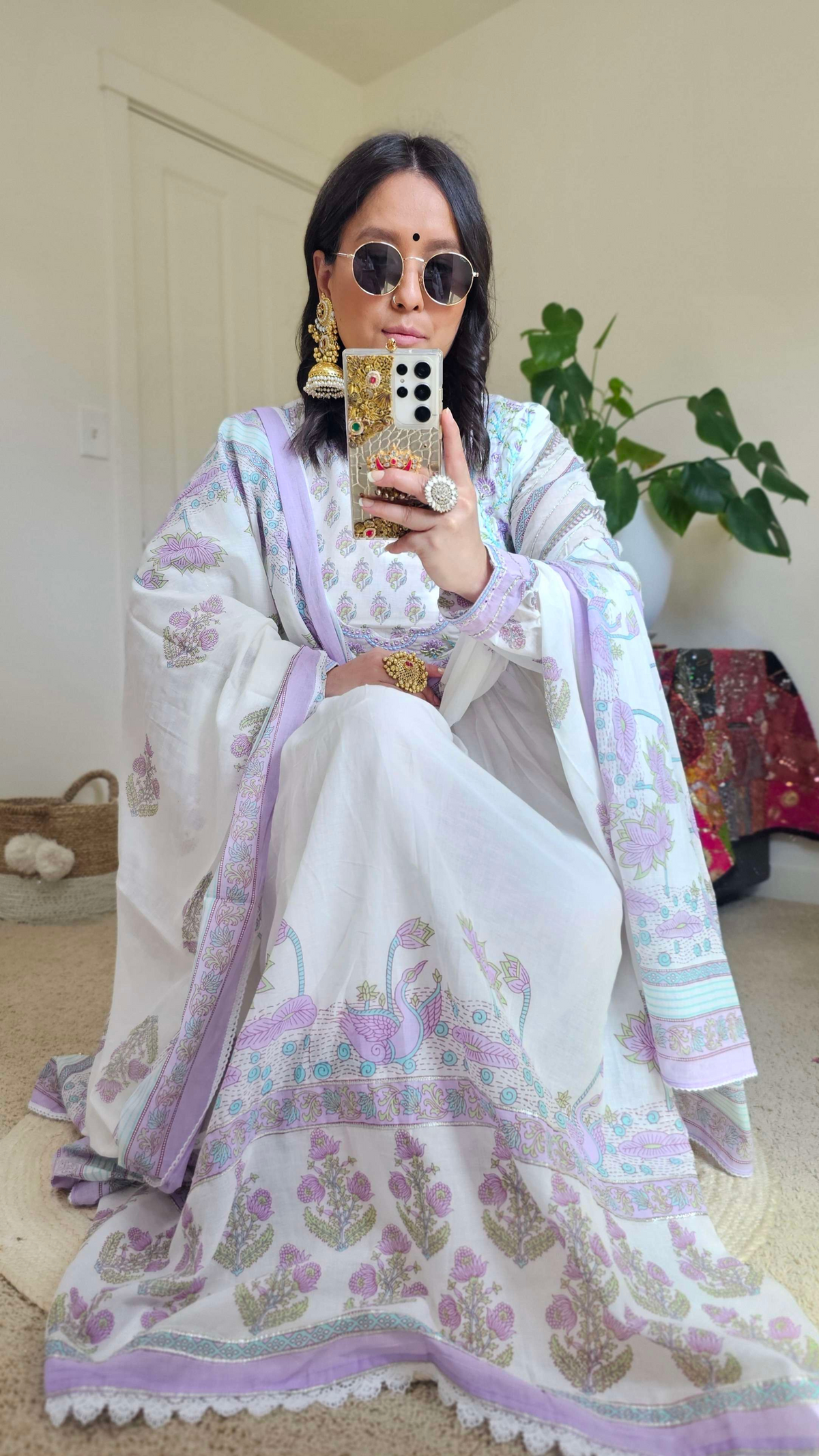 NAINA ANARKALI PURPLE