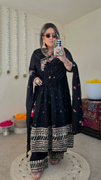 ALIA ANARKALI BLACK