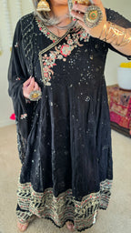ALIA ANARKALI BLACK